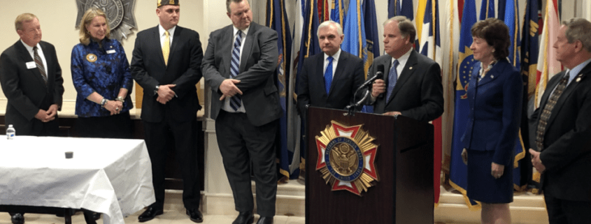 Q&A with Sen. Jones: On Military Spending, Families and the Widows' Tax 1 HBJDougJonesVFW 1