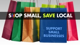 Shop Small Save Local rectangle