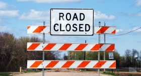 road closed sign shutterstock 1