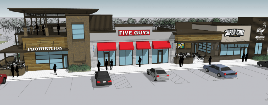 Prohibition Five Guys Super Chix Rendering For Town Madison 1024x401 