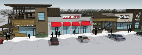 Prohibition Five Guys Super Chix rendering for Town Madison
