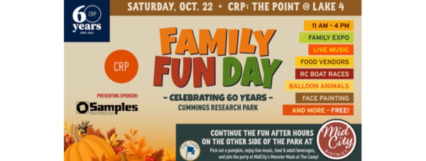 Exciting Activities Announced for Cummings Research Parks 2022 Family Fun Day