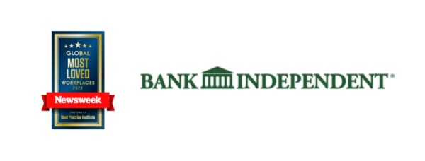 Bank Independent Certified as a Most Loved Workplace