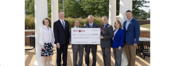 Bryant Bank gives 250K to support UAH nursing and business colleges athletics